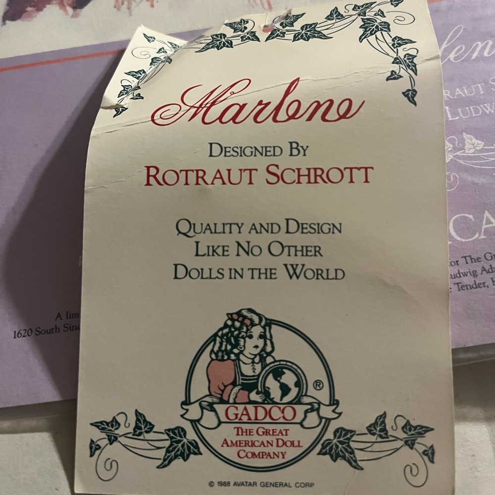 Marlene doll by The Great American Doll Company